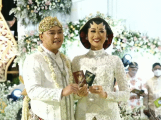 Danang Da Resmi Menikah Dengan Hemas Nura. Foto: Youtube/Danang Official