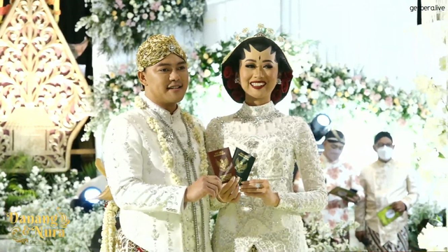 Danang Da Resmi Menikah Dengan Hemas Nura. Foto: Youtube/Danang Official