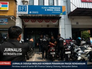 Jurnalis Dicegat Di Jalan, Motor Diduga Dirampas Paksa Debt Collector Bfi Cikarang: Iwo Bekasi Murka!